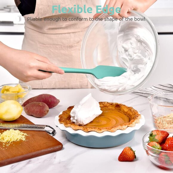 Heat Resistant Silicone Large Spatula: 600ºF High Heat Flexible 11.38in Silicon - Picture 2 of 8